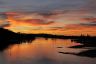 Sunset over Lakes Entrance