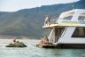 Houseboat cruising on Lake Eildon