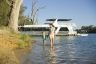 Walking by the banks of the Murray River at Mildura