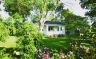 Garden setting and Harvest House