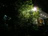 Spa Chalet at night